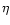 $\eta$