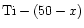 ${\rm Ti}- (50-x)$