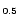 $_{\bf0.5}$