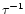 $\tau
^{-1}$