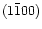 $(1\bar {1}00)$